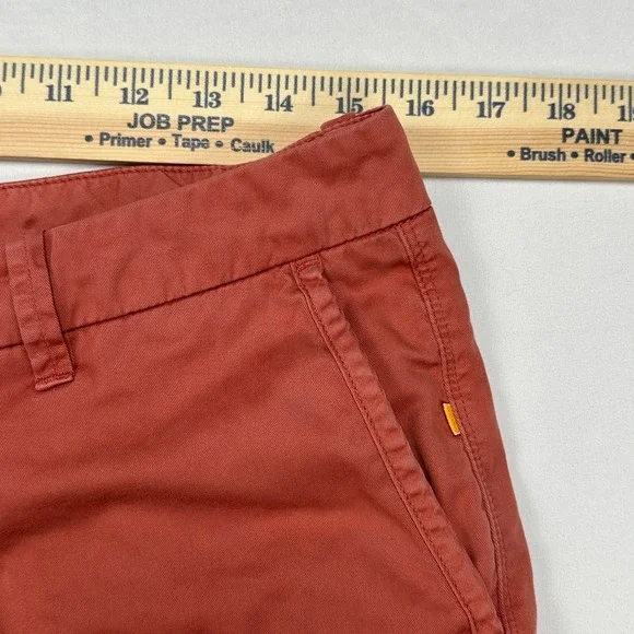 Quiksilver Waterman Down Under 4 Burnt Orange Chino Shorts Mens 31 EQMWS03014 - Picture 3 of 9